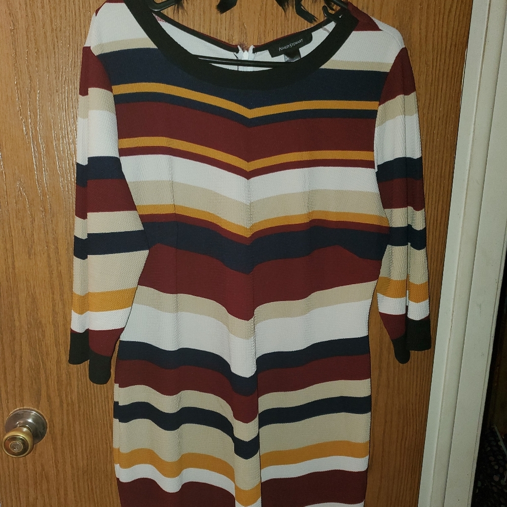 Multi color stripe dress
